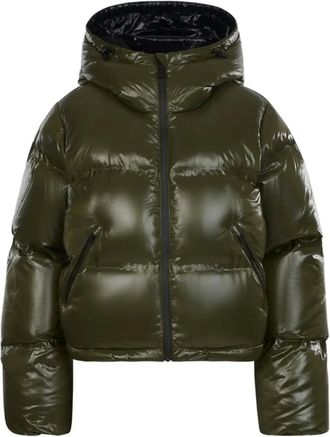 Aztech Mountain Minnie Nuke hooded jacket - women - Nylon/Polyester/Down - 42 - Green