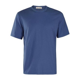 TELA GENOVA Daniele T-Shirt - - Tops - Uomo - Blu - S