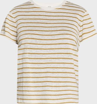 Frame Denim Linen Baby Tee