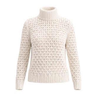 Gran Sasso Trui met col - Dames - Truien - Beige - Maat: XS Wol