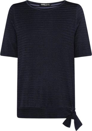 Frank Walder Frank Walder, Dames, Blouses & Shirts, Blauw, Maat: 3XL