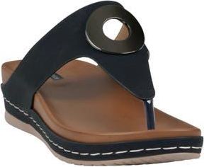 GC SHOES Seli Comfort Slide Sandal in Black at Nordstrom Rack, Size 6.5