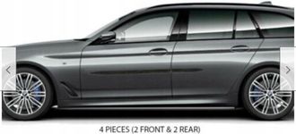 OEM Bmw 5 Estate 2017-2022 - Molduras Laterales De Las Puertas En Color Negro