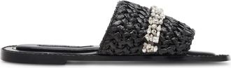 Jessica Rich Womens Starlight Slide In Black