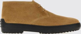 Tod's Suede Calfskin Desert Boots with T Timeless Logo
