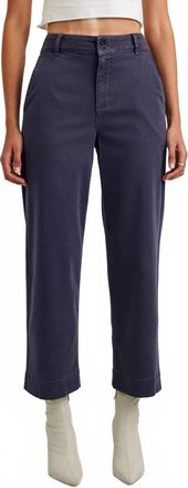 Bella Dahl Saige Wide Leg Crop Pants In Cobalt