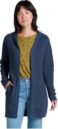 Toad&Co Moss Point Hoodie Womens Sweatshirt True Navy : SM, Cotton/Polyester