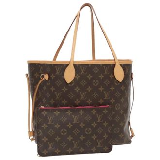 Louis Vuitton Pre-owned Tela bolsos-totes - Pre-owned - Mujer - Marr&oacute;n - ONE SIZE