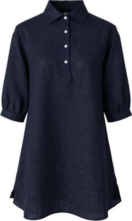 Gran Sasso Shirt Kleedjes - Dames - Korte kleedjes - Blauw - XS - Kleedjes