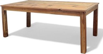 No Brand No Brand - Tavolo da pranzo rettangolare in legno fisso 200x100xH77 cm
