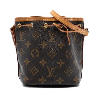 Louis Vuitton Pre-owned Bucket Bags, female, Brown, Size: ONE SIZE Pre-owned Vintage Monogram Canvas Bucket Bag