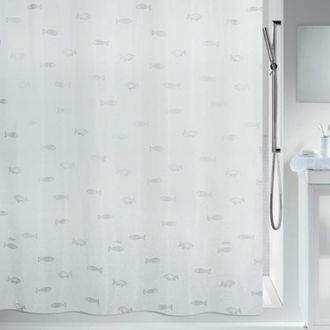 Spirella Spirella - Cortina De Ducha Poli&eacute;ster Kos 240x200cm Plata