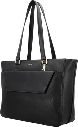 LouLou Essentiels Celine Laptop Bag - Dames - Tassen - Zwart - Maat: ONE Size Leer