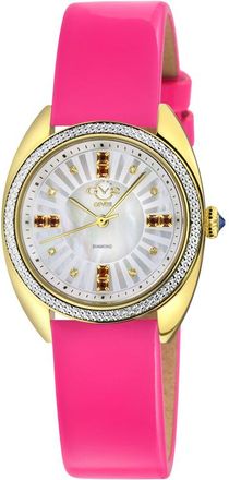 Gevril Group Palermo Diamond Mother of Pearl Dial Ladies Watch 13102-8