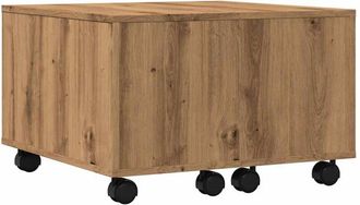 vidaXL Vidaxl - Mesa de centro madera de ingeniería roble artisan 60x60x38 cm