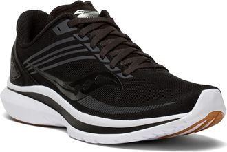 Saucony Womens Kinvara 12 Running Shoe, Black/Gum, 6 UK