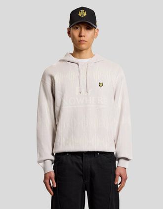 Lyle & Scott Lyle And Scott Mens Cashmere Blend Hoodie - White - Size: 36