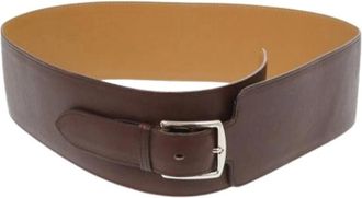 Herm&egrave;s Pre-owned Vintage Standard Belt - Dames - Vintage Accessoires - Bruin - ONE Size - Leer - Vintage