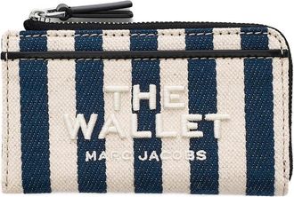 Marc Jacobs Stripe Top Zip-wallet