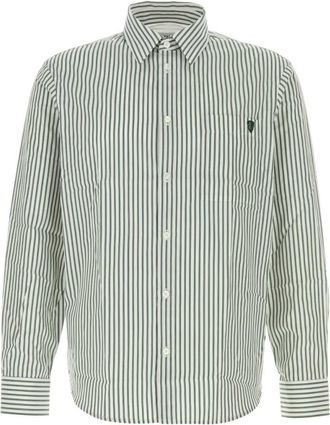 Burberry White Striped Shirt