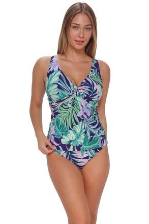 Sunsets Forever Tankini Swimsuit Top - DD Cup in Palm Shade at Nordstrom, Size 36