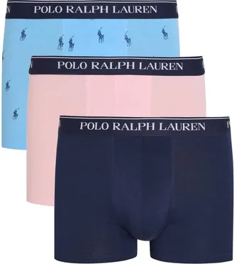 Polo Ralph Lauren Classic Stretch-cotton Trunks - set of Three - Multicoloured - XL