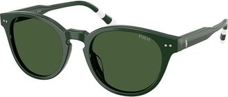 Polo Ralph Lauren PH4241F Asian Fit 631671 Mens Sunglasses Green Size 52