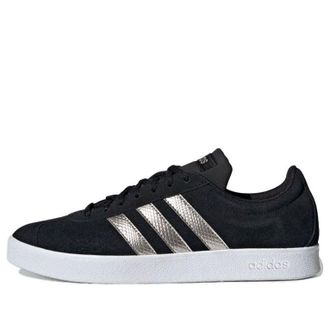 adidas (WMNS) adidas VL Court 2.0 Black Platinum Metallic EE6784