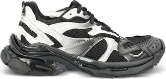 Balenciaga Silver Color Block Runner Sneakers