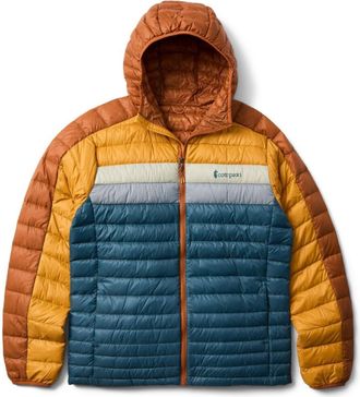 Cotopaxi Mens Fuego Hooded Down Jacket Orange XXL