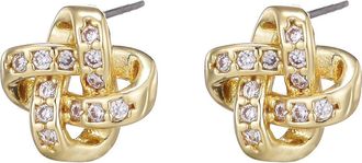 Adornia Twisted Knot Stud Earrings in Gold at Nordstrom Rack