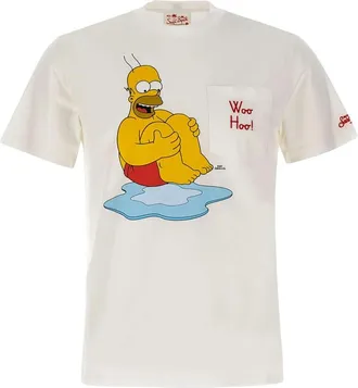 MC2 Saint Barth T-Shirts - Heren - T-shirts - Wit - 2XL - Tops