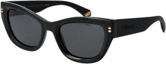 Polaroid Polycarbonaat Zonnebril met UV-bescherming - Dames - Zonnebrillen - Zwart - ONE Size - Accessoires
