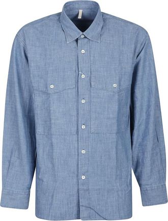 Sunflower Hombre, Camisas, Azul, Talla: S