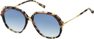 Max Mara MM CLASSY X WR9/08 Womens Sunglasses Tortoiseshell Size 58