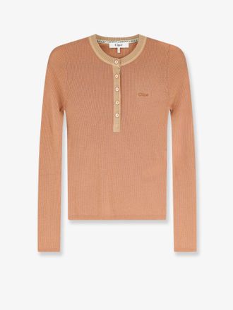 Chlo&eacute; T-Shirt in lana a costine - CHLOE - gender_Woman