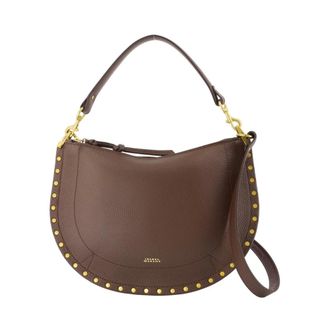 Isabel Marant Oskan Soft Zip Shoulder Bag - female - Isabel Marant - Shoulder Bags - Brown - ONE SIZE - Bags