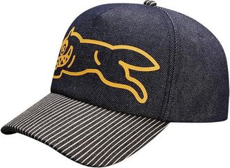 Icecream Caps, unisex, Blue, Size: ONE SIZE Denim Running Dog Trucker Cap