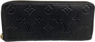 Louis Vuitton Noir Long Wallet (Bi-Fold) (Pre-Owned)