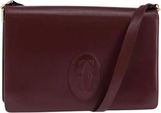 Cartier Pre-owned Cross Body Bags, female, Red, Size: ONE SIZE Pre-owned Vintage Crossbody Bag