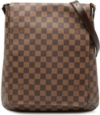 Louis Vuitton Pre-owned Cross Body Bags, female, Brown, Size: ONE SIZE Pre-owned Plastic Cross Body Bag