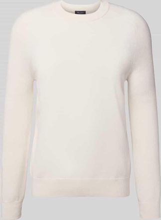 Maerz MAERZ Muenchen Strickpullover mit gerippten Abschlüssen in Offwhite, Größe 48