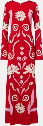Cala de la Cruz Amay printed maxi dress
