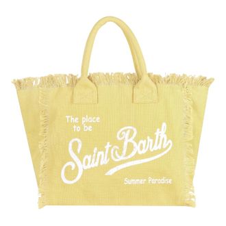 MC2 Saint Barth Tote Bags, female, Yellow, Size: ONE SIZE Vanity Shoulder Bag
