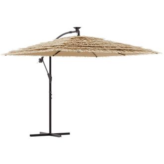 vidaXL Sombrilla De Jard&iacute;n Con Poste De Acero Marr&oacute;n 290x290x238 Cm Vidaxl
