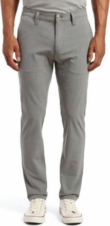 Mavi Milton Mid Rise Slim Leg Pants In Dark Grey