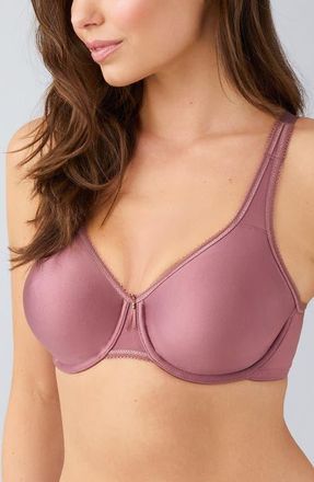 Wacoal Basic Beauty Seamless Underwire Bra in Rose Brown at Nordstrom, Size 36Ddd