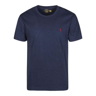 Ralph Lauren T-Shirts, male, Blue, Size: M Base T-Shirt