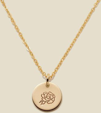 Made by Mary September Birth Flower Necklace