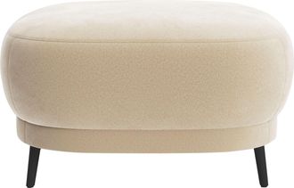 Sit&more Polsterhocker »Blues« mit Metallfüssen, schwarz-matt